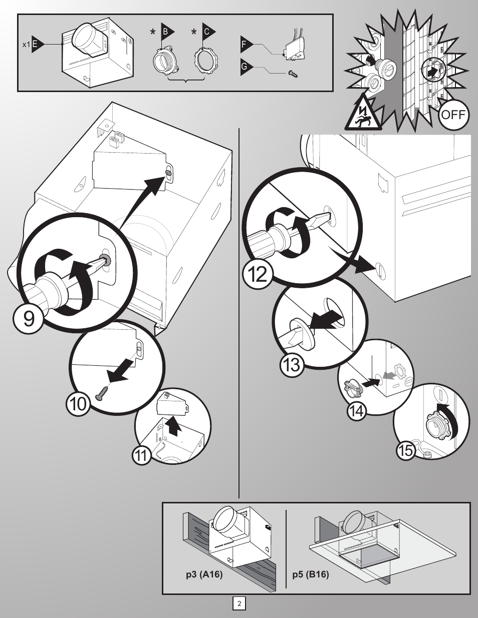 Hunter Fan 48054 User Manual | Page 3 / 12