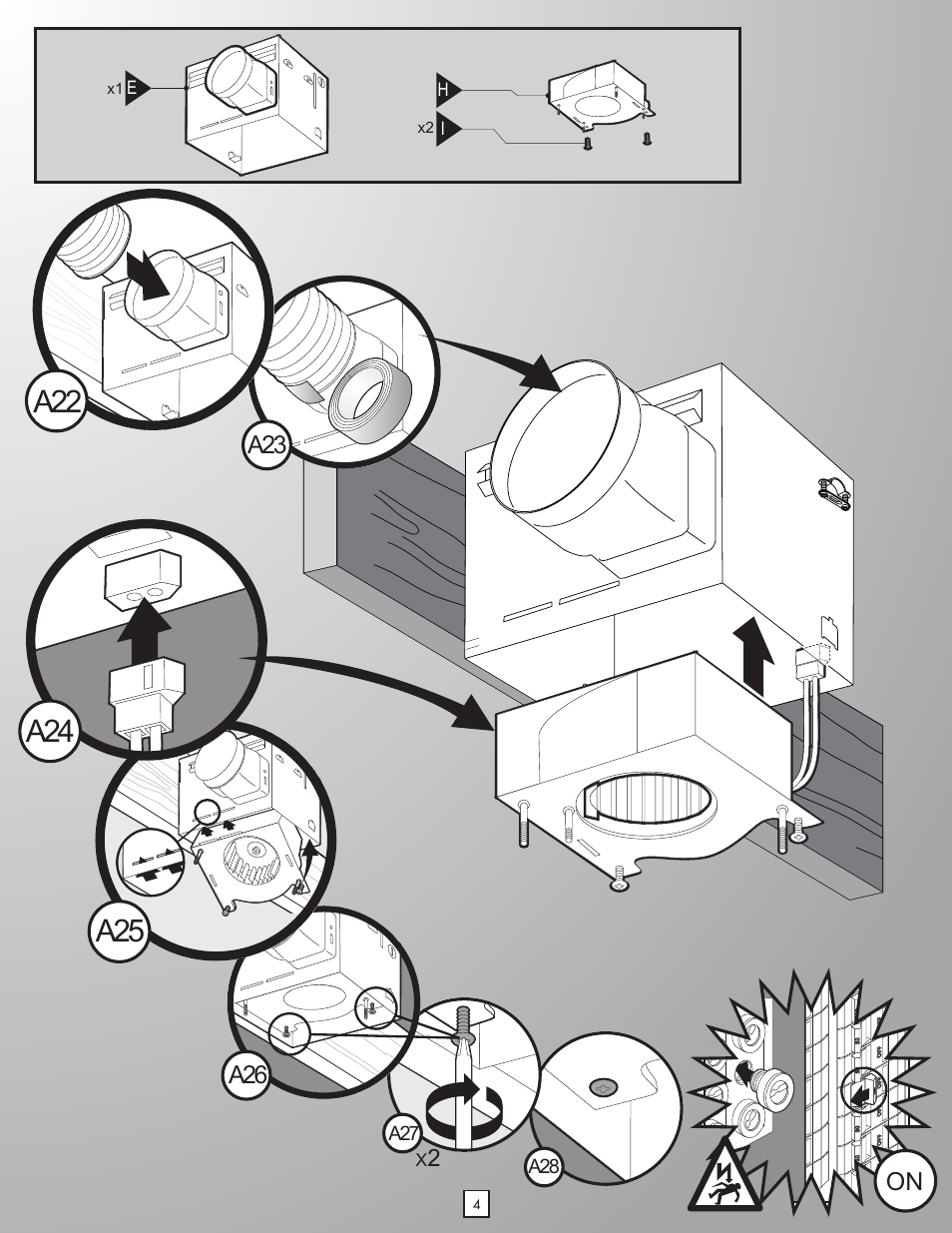 A22 a24 | Hunter Fan 48054 User Manual | Page 5 / 12