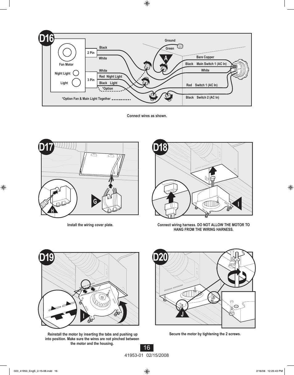 D19 d20 | Hunter Fan 41953-01 User Manual | Page 16 / 40