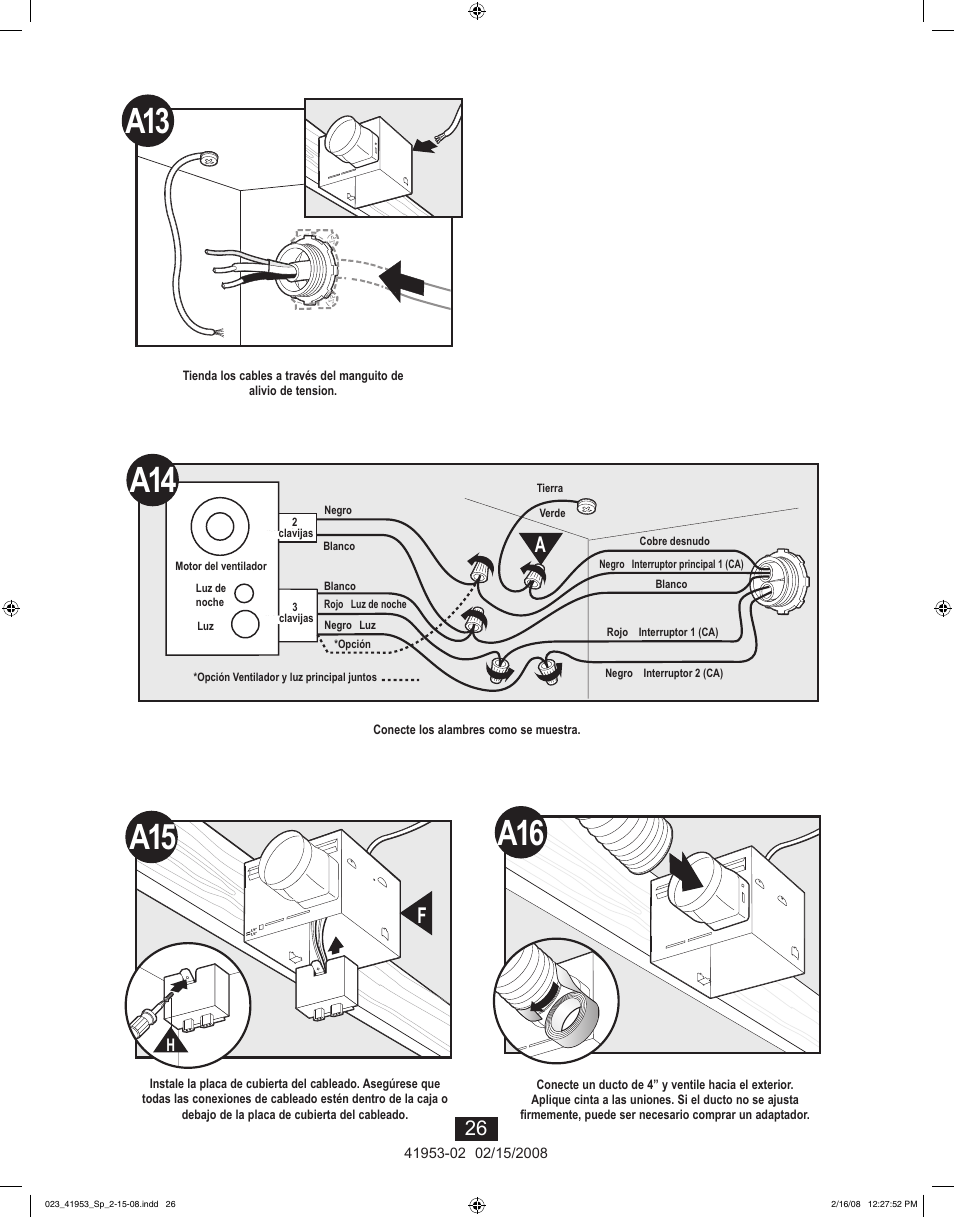 Hunter Fan 41953-01 User Manual | Page 26 / 40