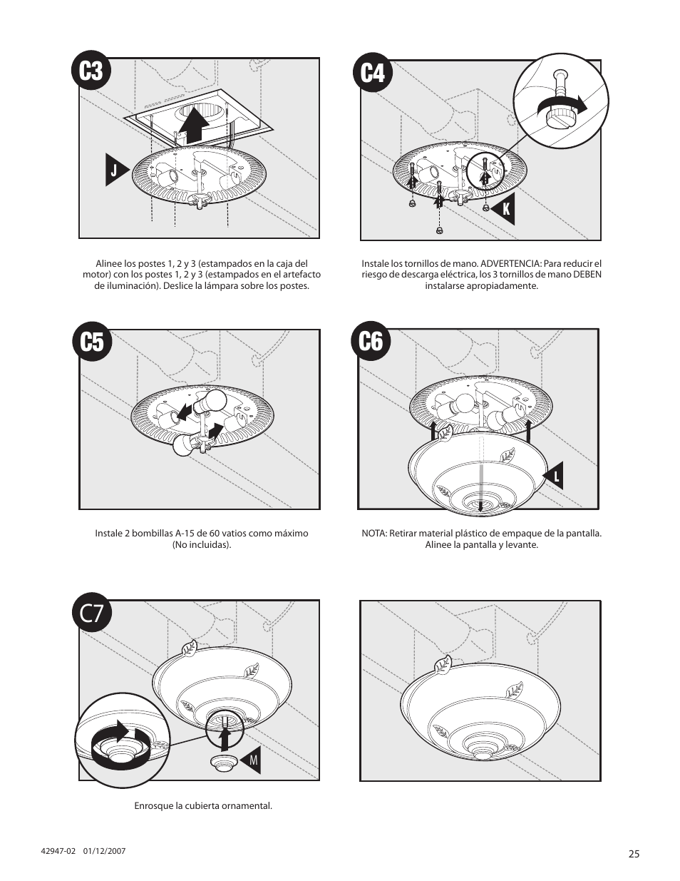 Hunter Fan 82020 User Manual | Page 25 / 42