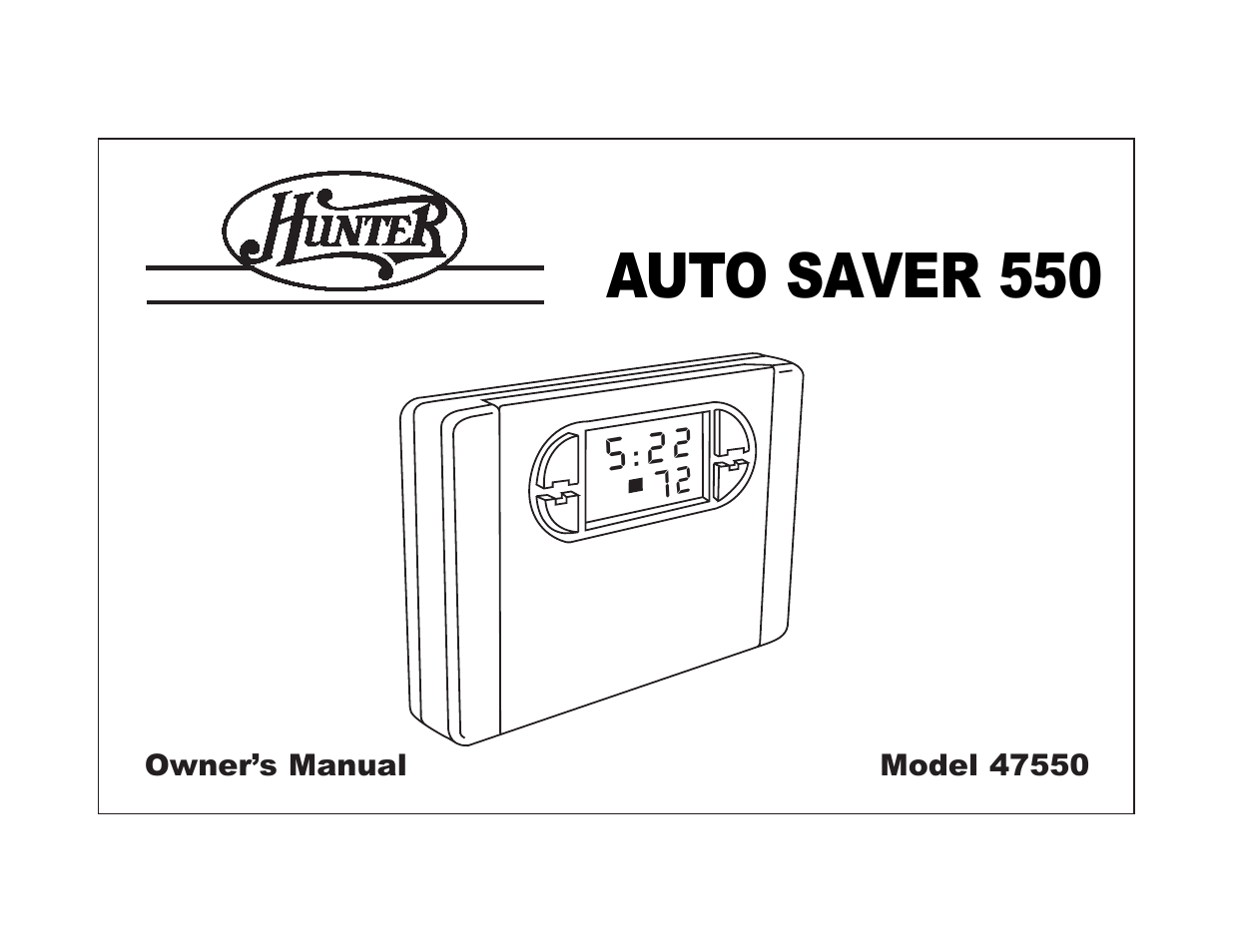 Hunter Fan 47550 User Manual | 38 pages
