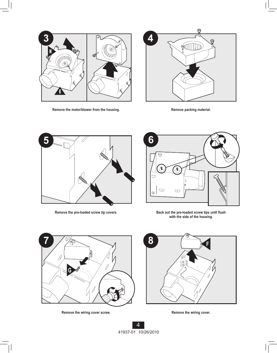 Hunter Fan ASHBURY 81003 User Manual | Page 4 / 14