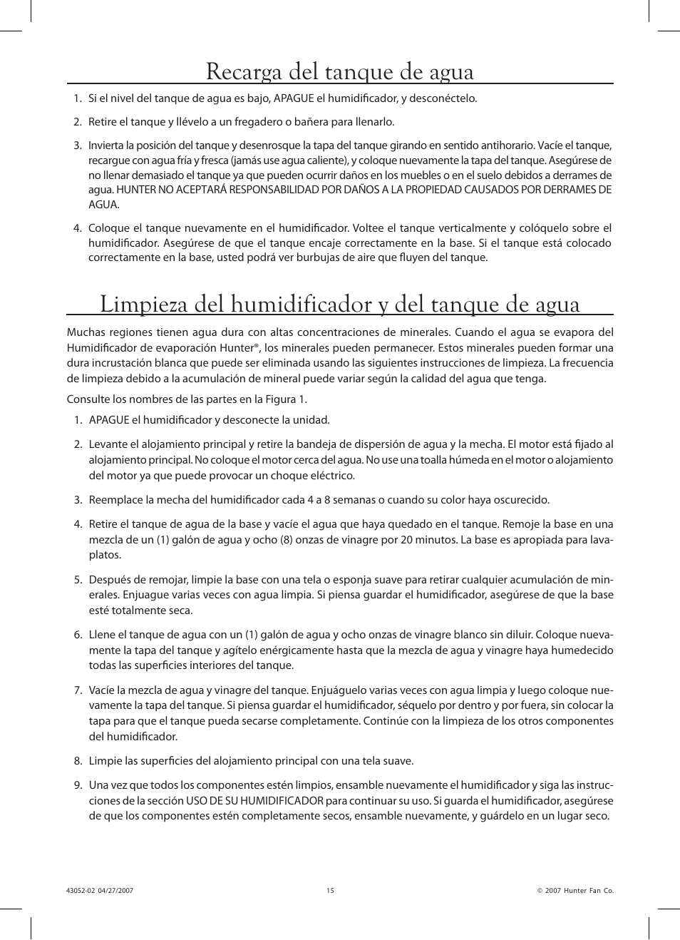 Hunter Fan 38200 User Manual | Page 15 / 28