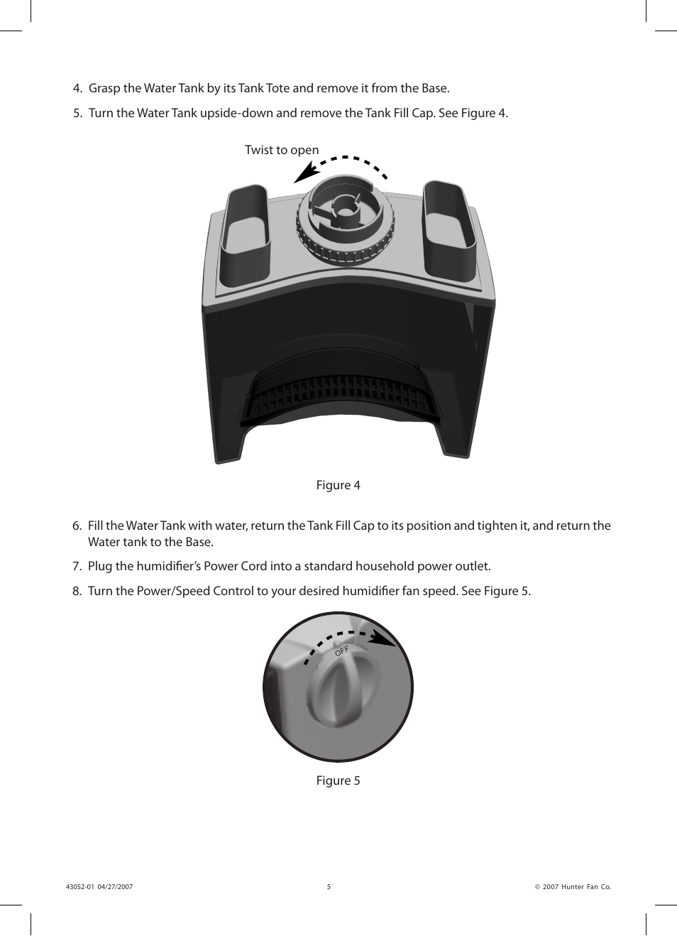 Hunter Fan 38200 User Manual | Page 5 / 28