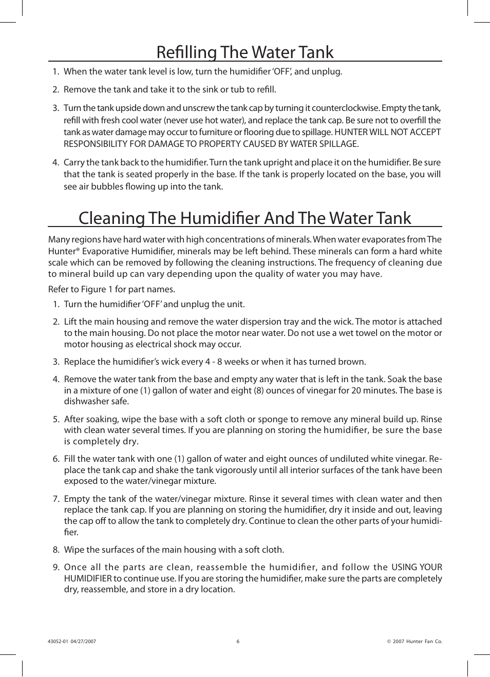 Hunter Fan 38200 User Manual | Page 6 / 28