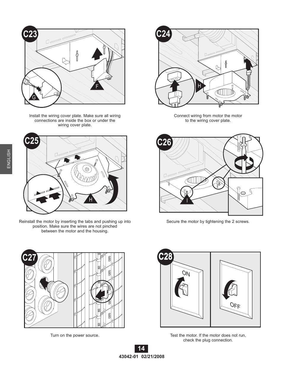 Hunter Fan 82048 User Manual | Page 14 / 21