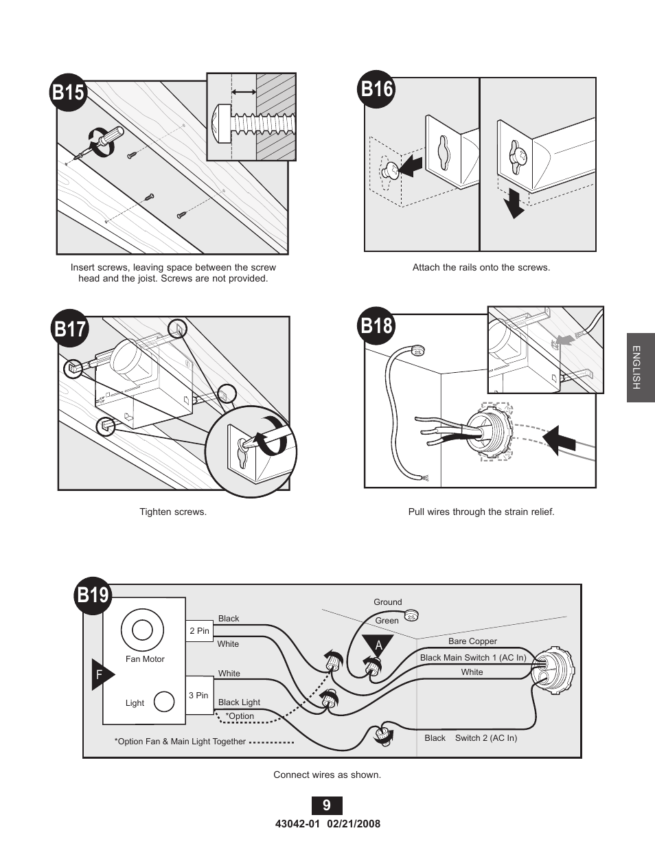 Hunter Fan 82048 User Manual | Page 9 / 21