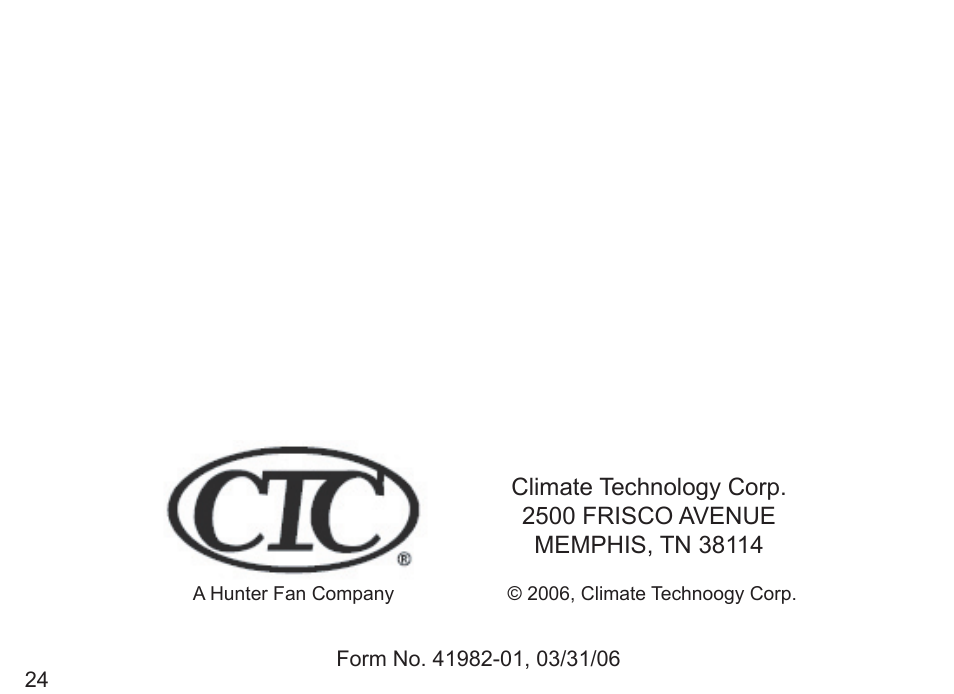Hunter Fan 43057 User Manual | Page 13 / 13
