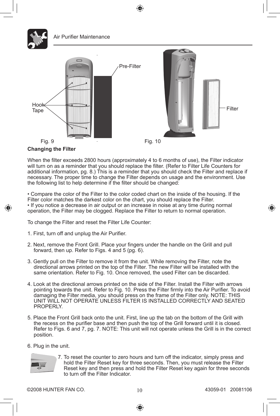 Hunter Fan 30770 User Manual | Page 10 / 32