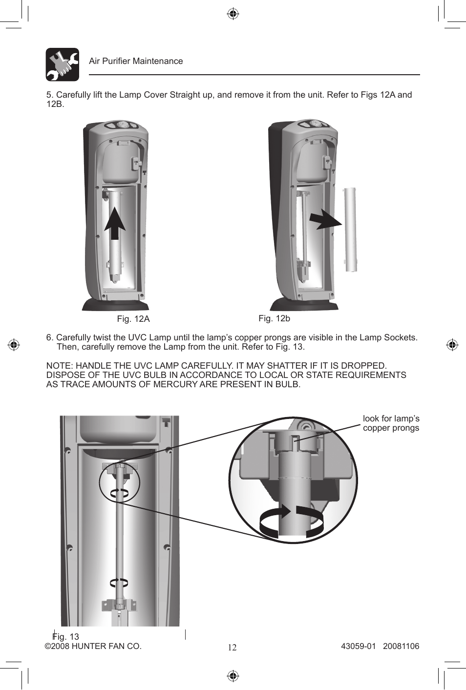 Hunter Fan 30770 User Manual | Page 12 / 32