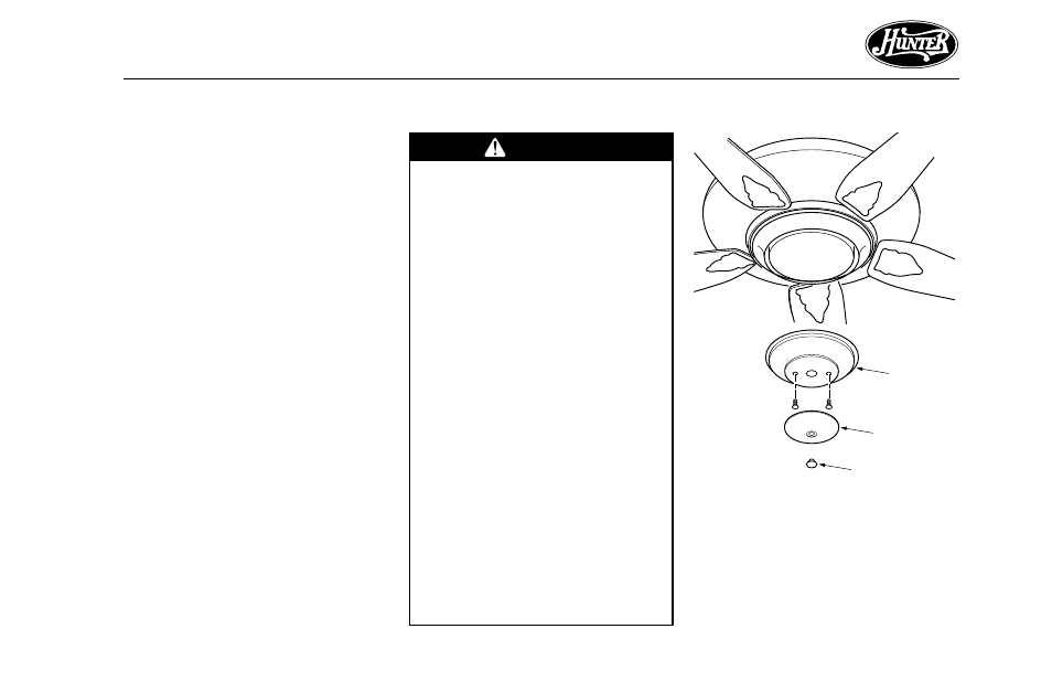 Step 7 - attaching light fixtures | Hunter Fan WHISPERWIND2000TM User Manual | Page 17 / 24