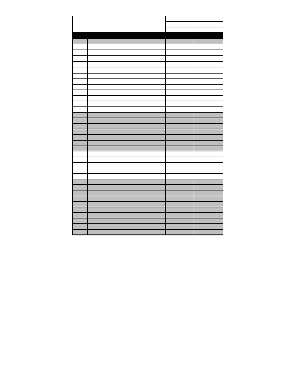 Parts guide, Guía de piezas, Part list | Hunter Fan 23803 User Manual | Page 2 / 4