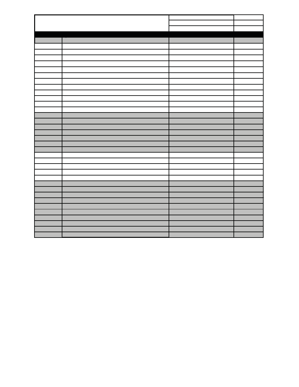 Parts guide, Guía de piezas, Lista de piezas | Hunter Fan 23803 User Manual | Page 4 / 4