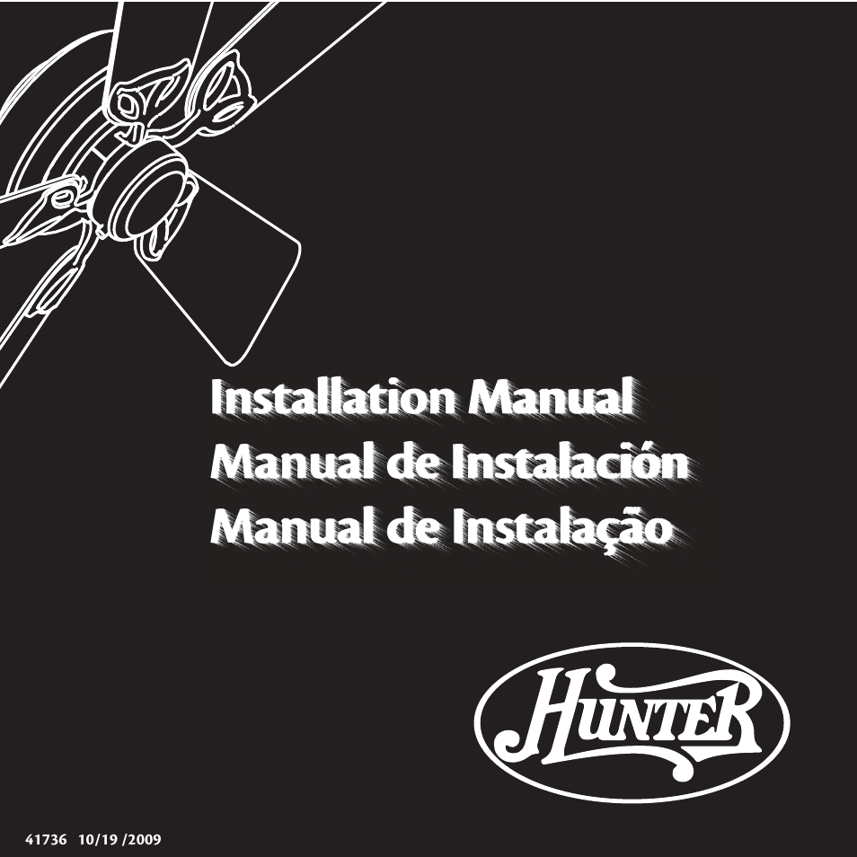 Hunter Fan 41736 User Manual | 32 pages