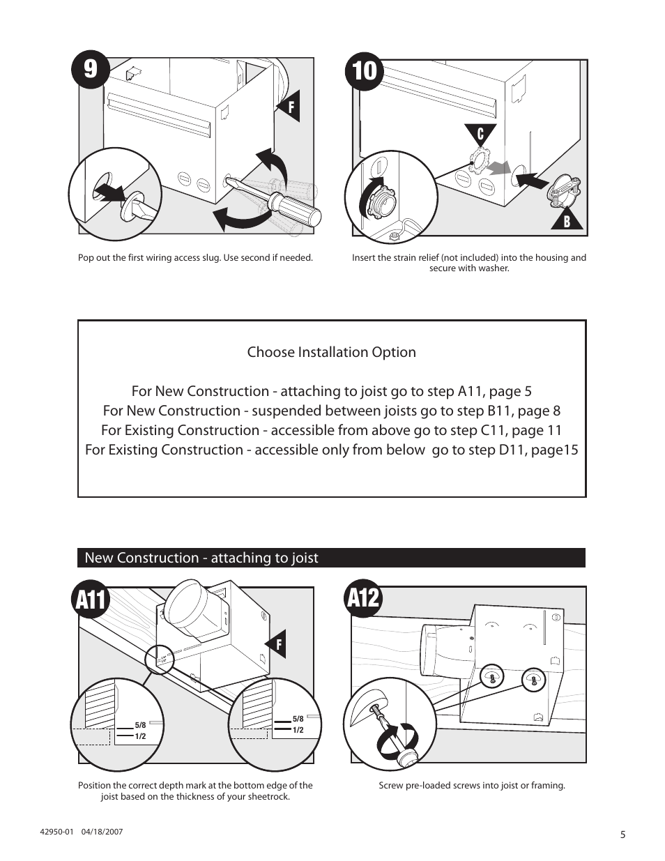 Hunter Fan BELLE MEADE 82023 User Manual | Page 5 / 60