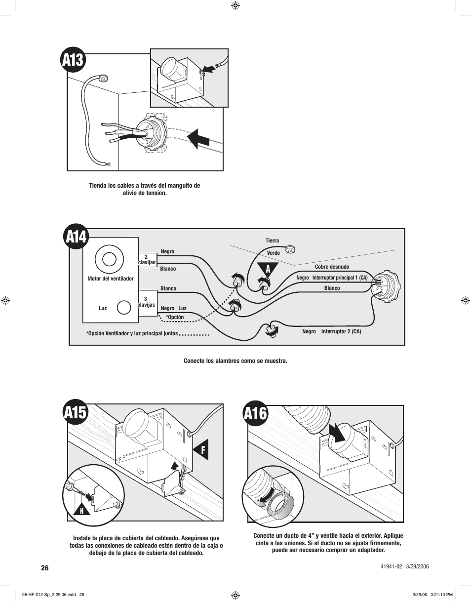 0a16 | Hunter Fan WELLESLEY 82007 User Manual | Page 26 / 40