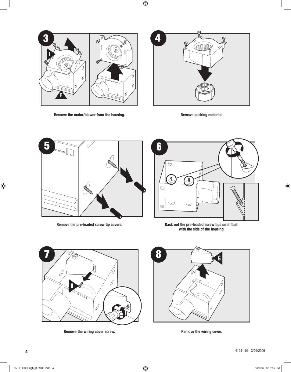 Hunter Fan WELLESLEY 82007 User Manual | Page 4 / 40