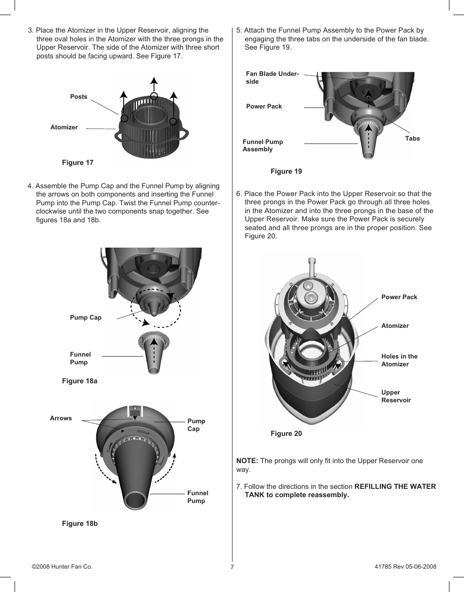 Hunter Fan CARE FREE 34200 User Manual | Page 7 / 19