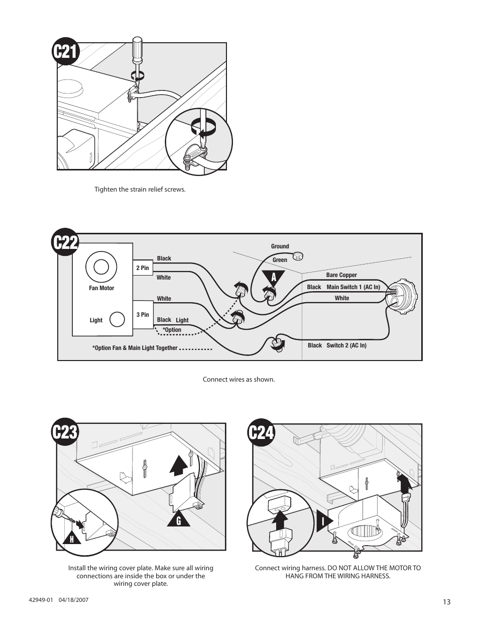 Hunter Fan 82022 User Manual | Page 13 / 60