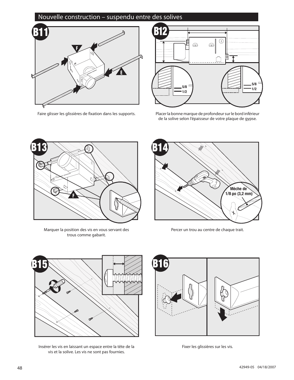 B13 b16, B12 b11 | Hunter Fan 82022 User Manual | Page 48 / 60