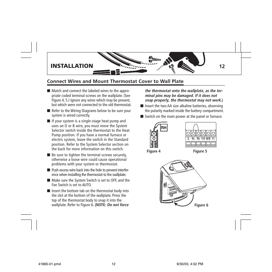 Installation | Hunter Fan 47300A User Manual | Page 12 / 44