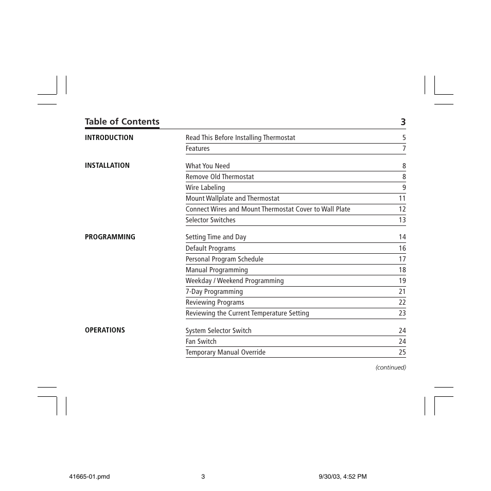 Hunter Fan 47300A User Manual | Page 3 / 44