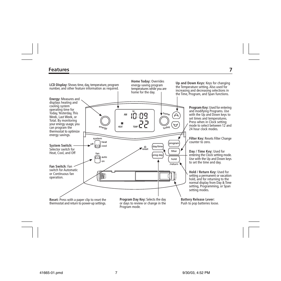 Features | Hunter Fan 47300A User Manual | Page 7 / 44