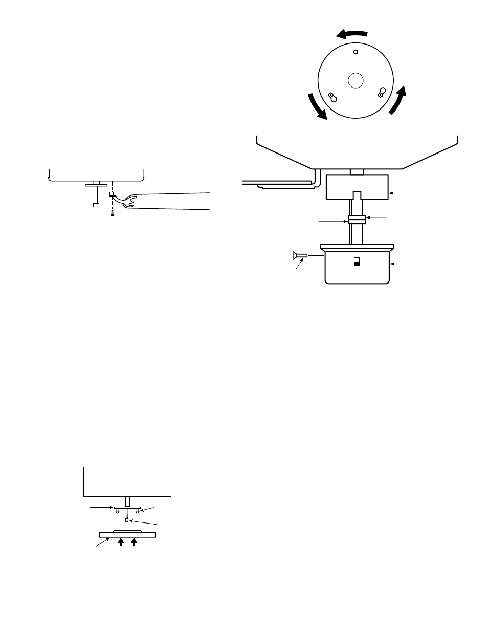 Step 9: attaching the upper switch housing, Step 10: attaching the lower switch housing | Hunter Fan 41535-01 User Manual | Page 4 / 5