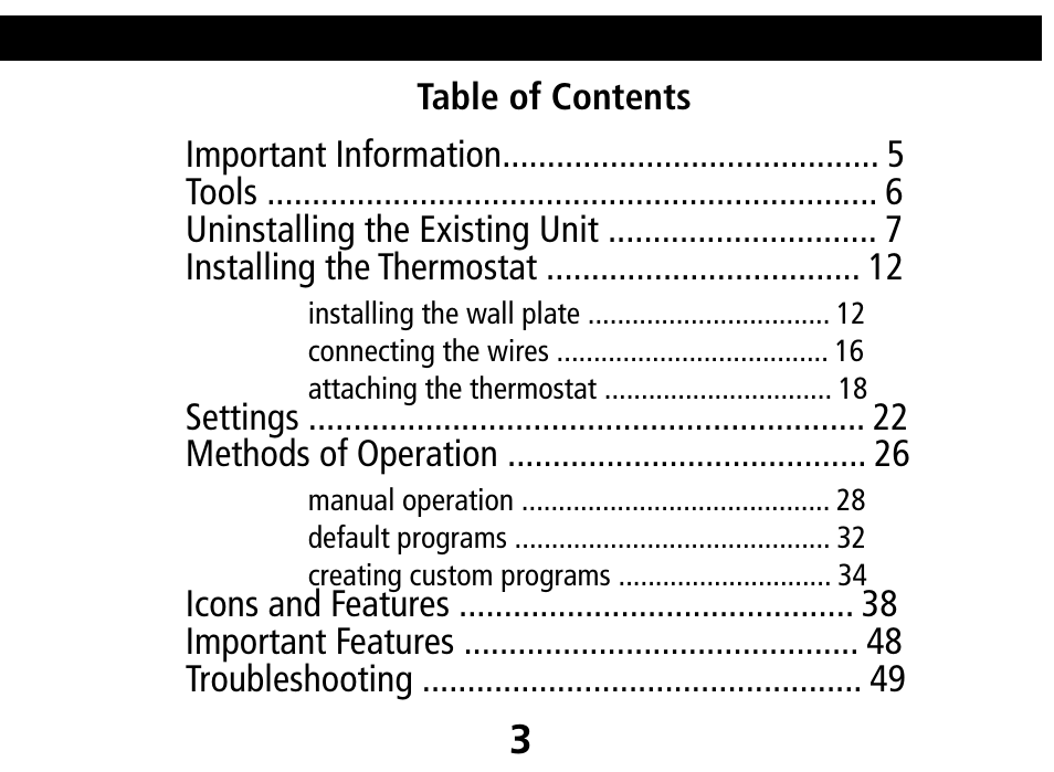 Hunter Fan 44110 User Manual | Page 3 / 52