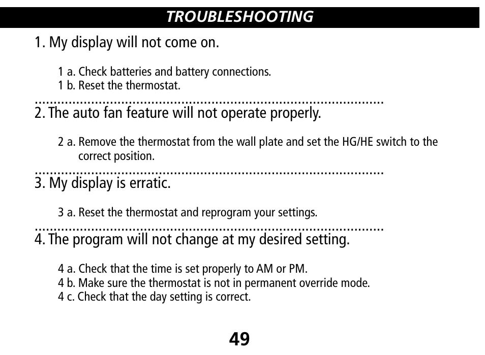 Hunter Fan 44110 User Manual | Page 49 / 52