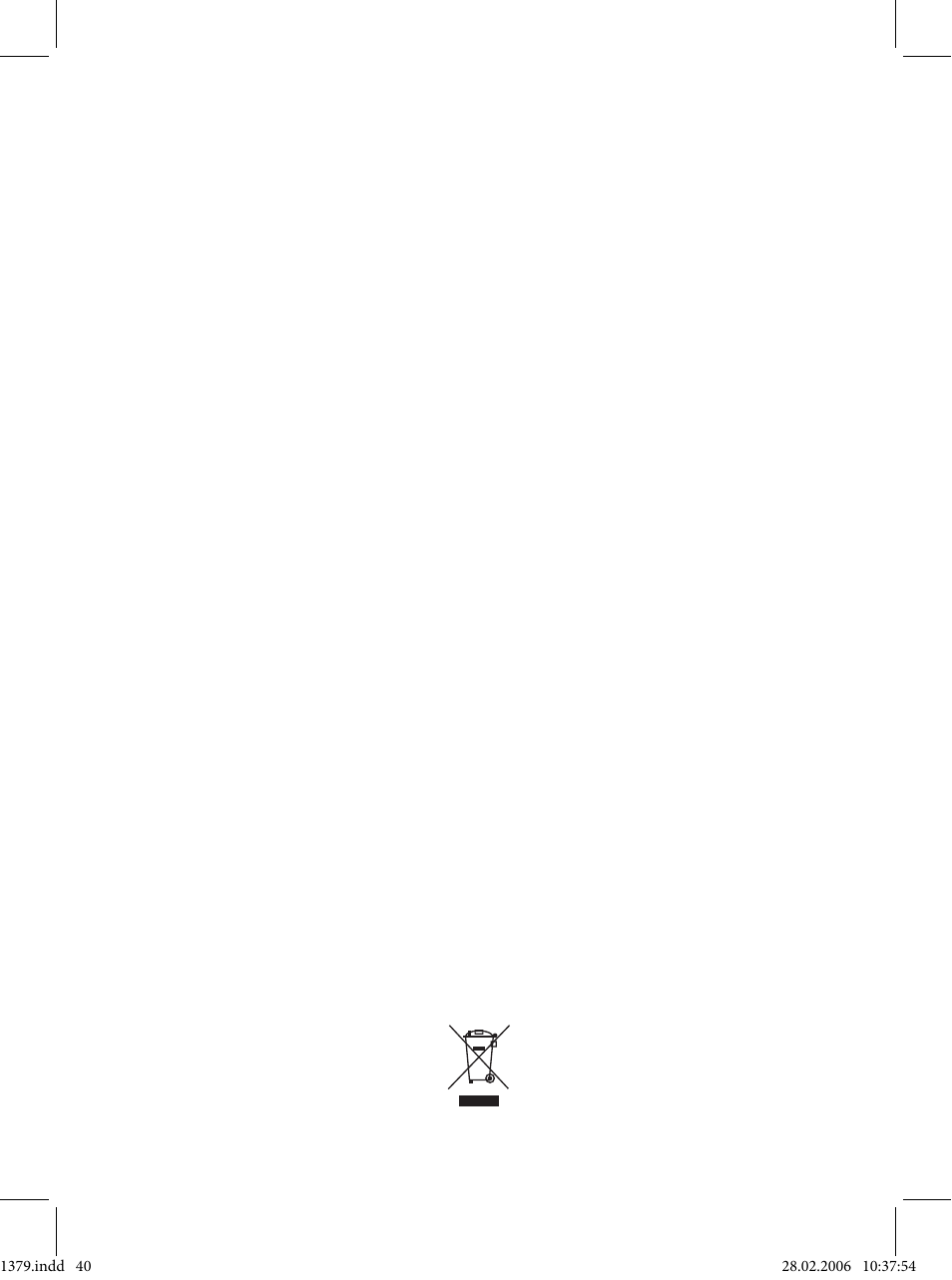 Vitek VT-1379 B User Manual | Page 40 / 40