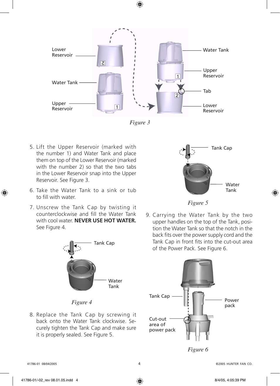 Figure 4, Figure 5, Figure 6 | Figure 3 | Hunter Fan 34257 User Manual | Page 4 / 28