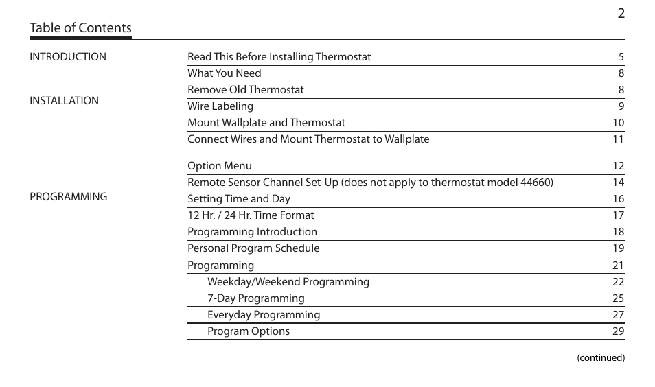Hunter Fan 43665 User Manual | Page 2 / 49