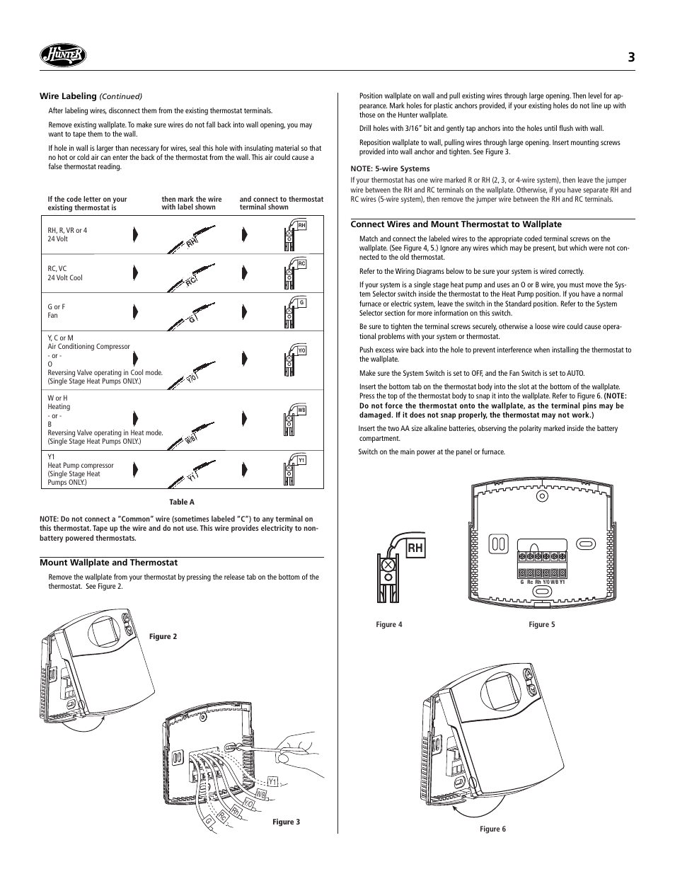Hunter Fan 47200A User Manual | Page 3 / 7
