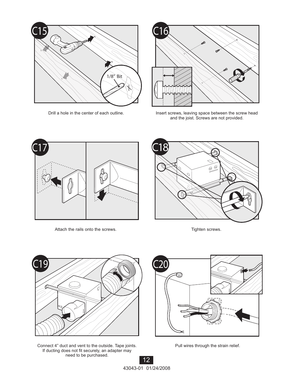 Hunter Fan 81030 User Manual | Page 12 / 65