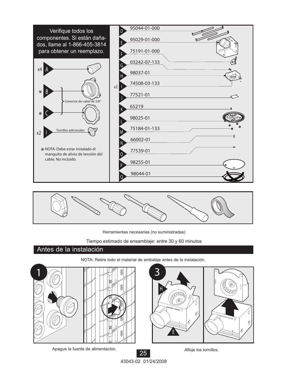 Ab c | Hunter Fan 81030 User Manual | Page 25 / 65