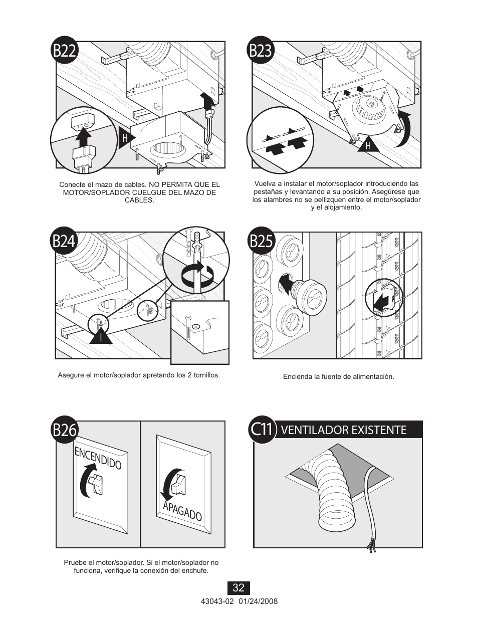 C11 b22 | Hunter Fan 81030 User Manual | Page 32 / 65
