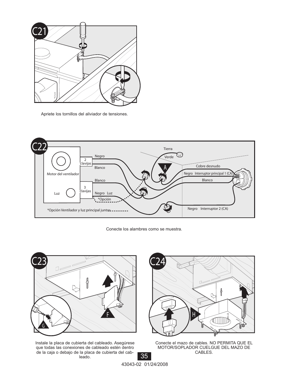 Hunter Fan 81030 User Manual | Page 35 / 65