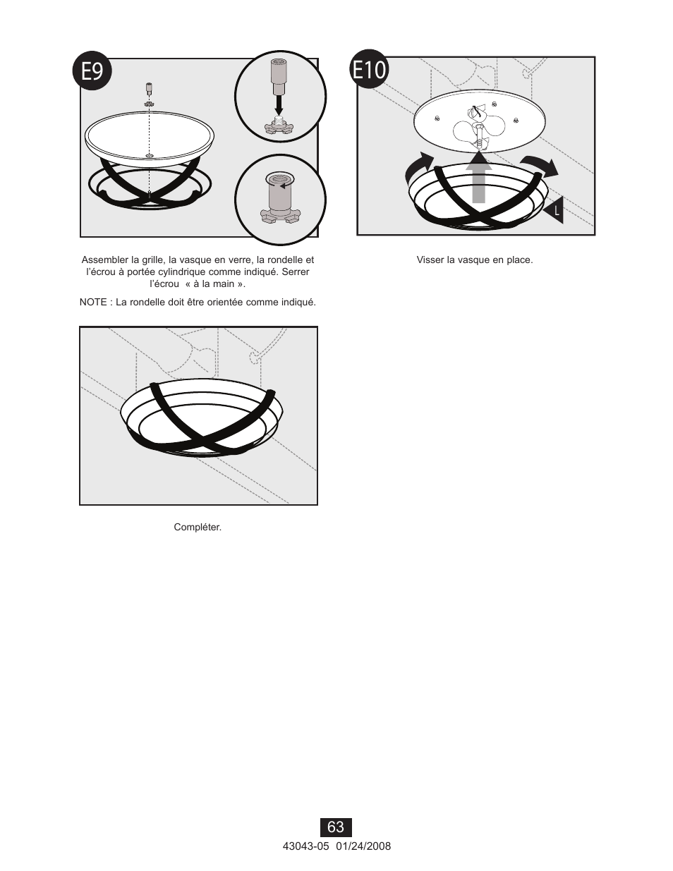 E10 e9 | Hunter Fan 81030 User Manual | Page 63 / 65