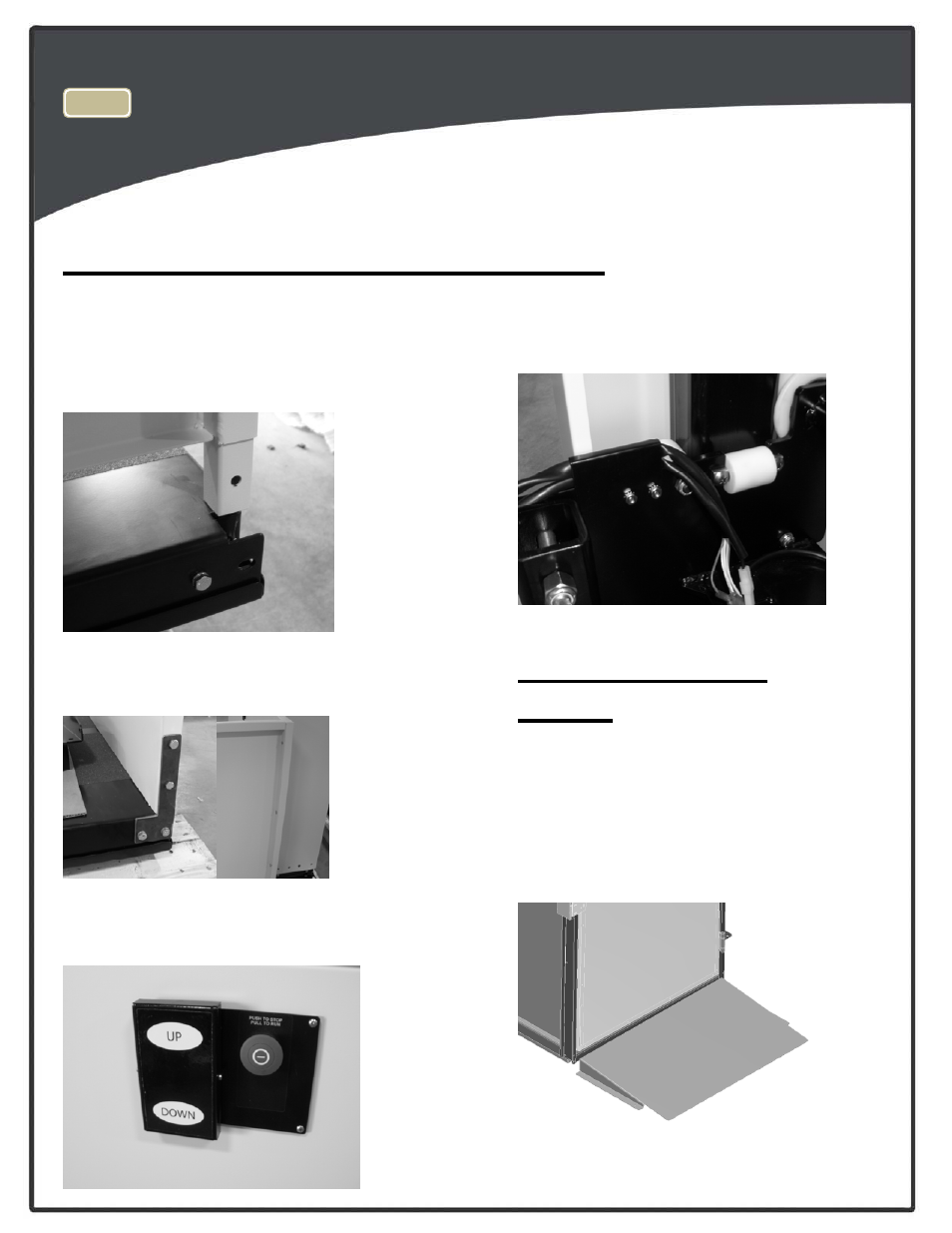 Installing the outer guard panels, Installing fixed ramp | Harmar Mobility HIGHLANDER CPL1200 User Manual | Page 7 / 22