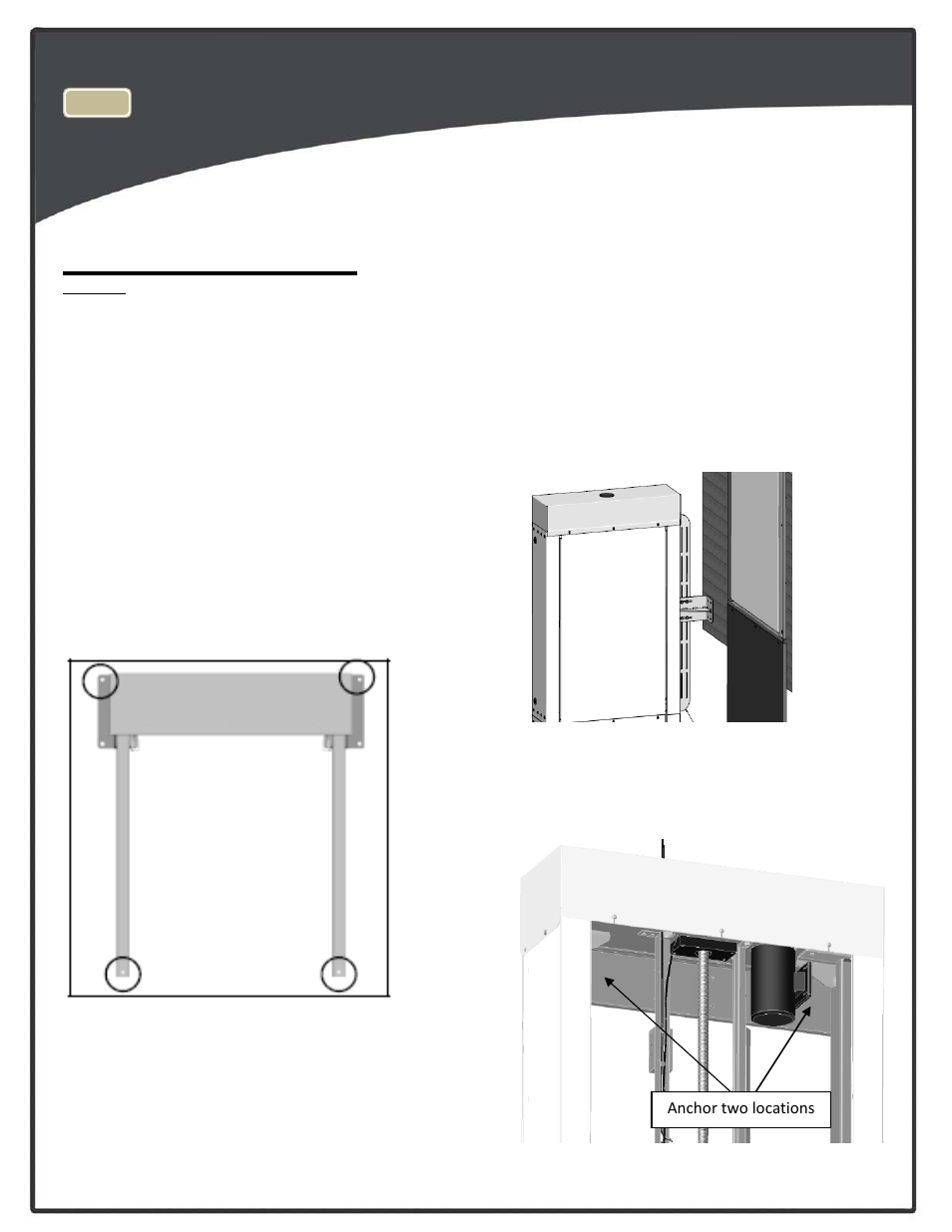 Anchoring the lift | Harmar Mobility HIGHLANDER CPL1200 User Manual | Page 9 / 22