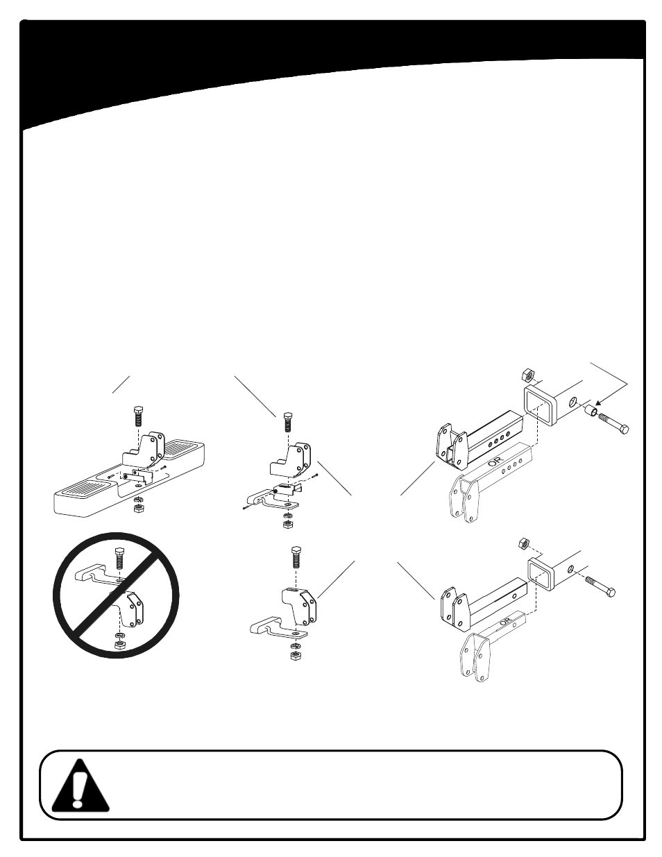 Hitch adapters, For al030 only | Harmar Mobility AL010 User Manual | Page 4 / 20