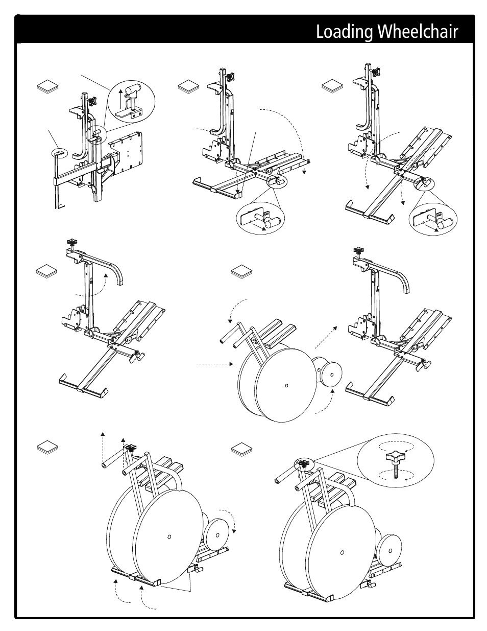 Loading wheelchair | Harmar Mobility AL003 User Manual | Page 5 / 8