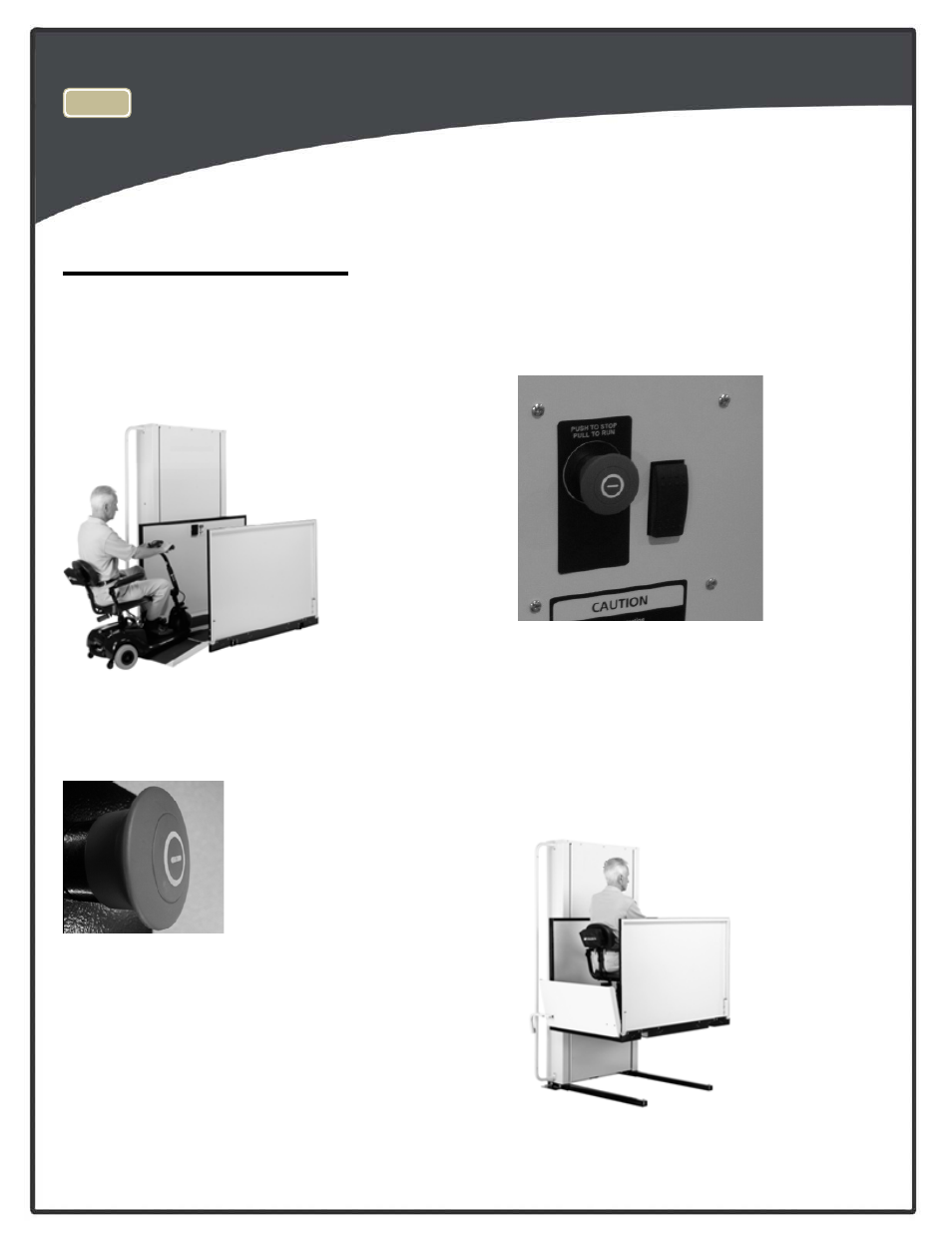 Operating the lift | Harmar Mobility LIFTS RPL400 User Manual | Page 20 / 22