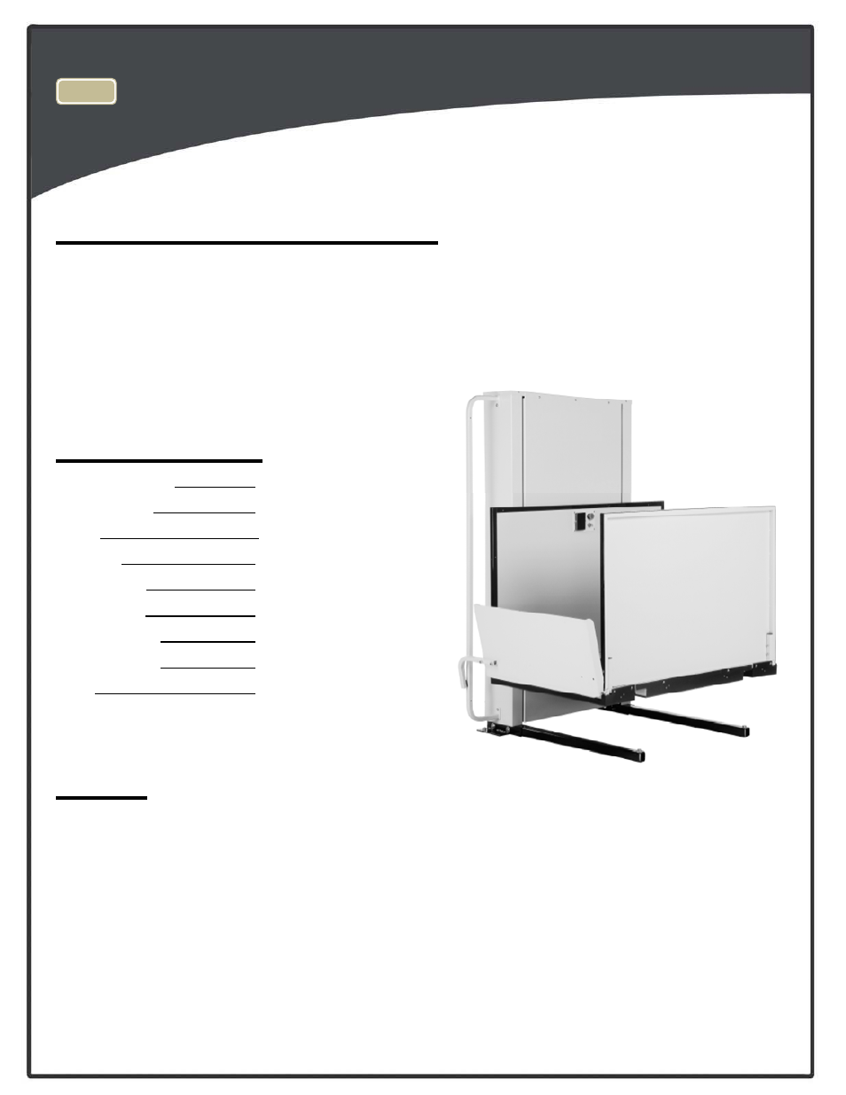 When you receive the lift, Specifications, Safety | Harmar Mobility LIFTS RPL400 User Manual | Page 3 / 22