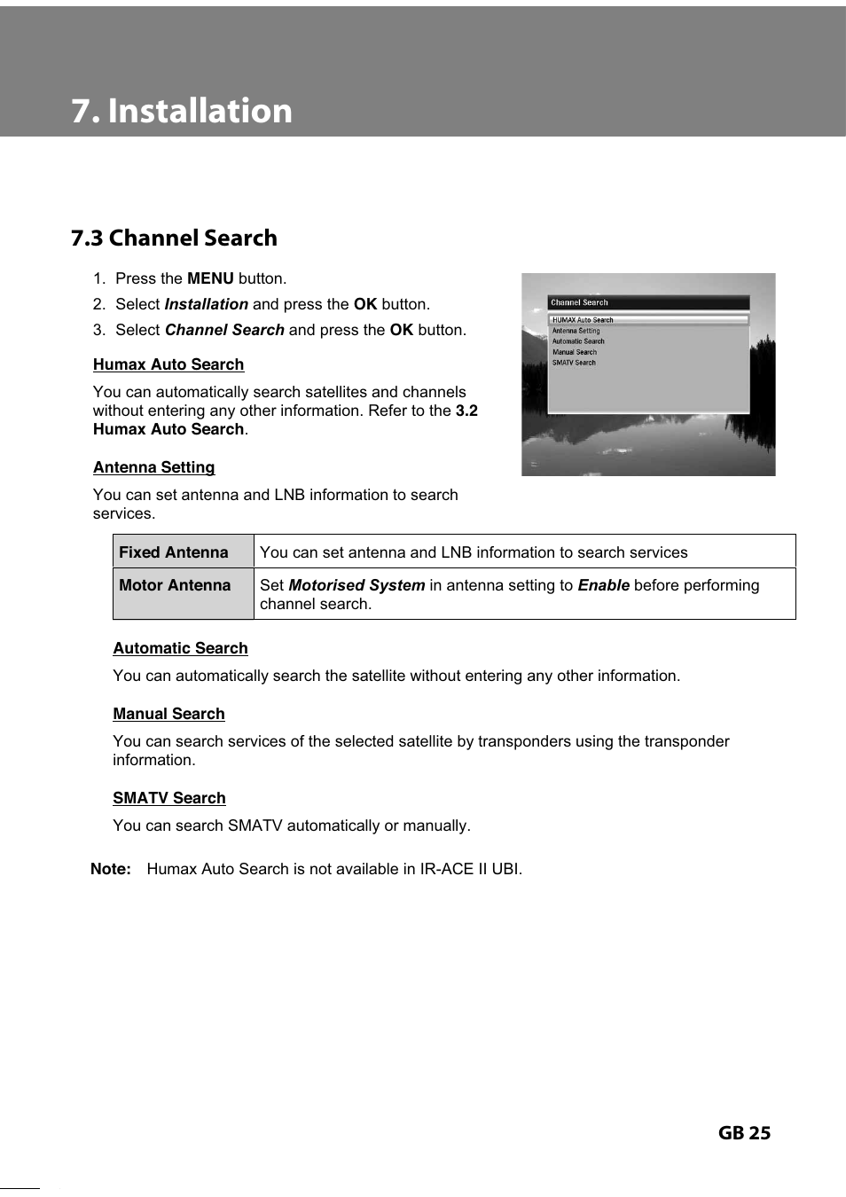 Humax IR-TWIN User Manual | Page 26 / 36