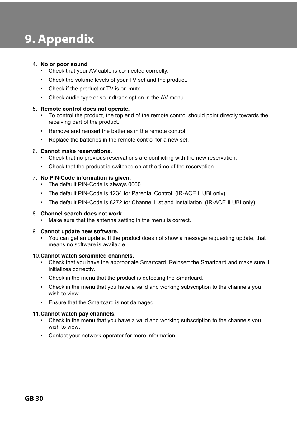 Humax IR-TWIN User Manual | Page 31 / 36