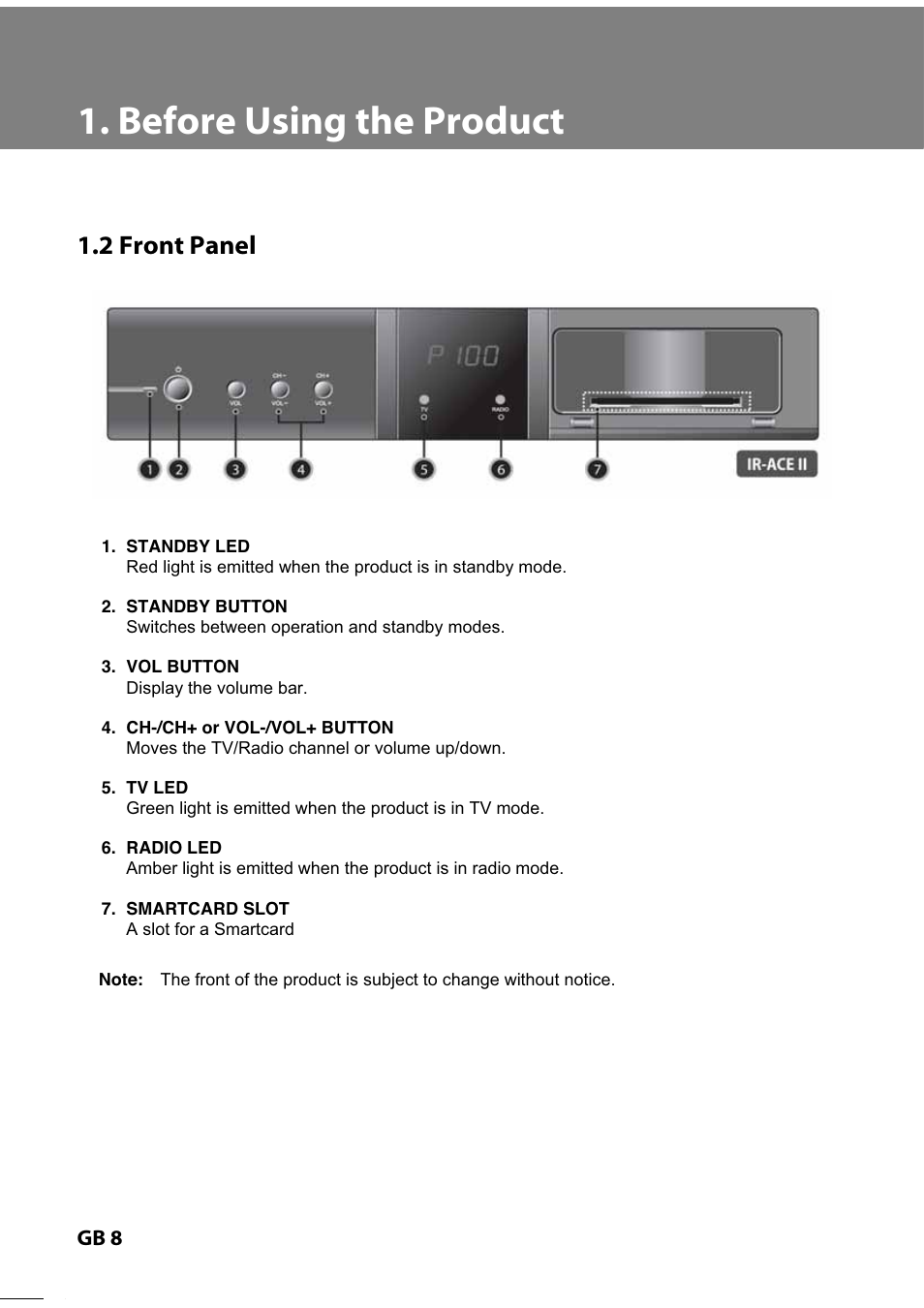 Humax IR-TWIN User Manual | Page 9 / 36