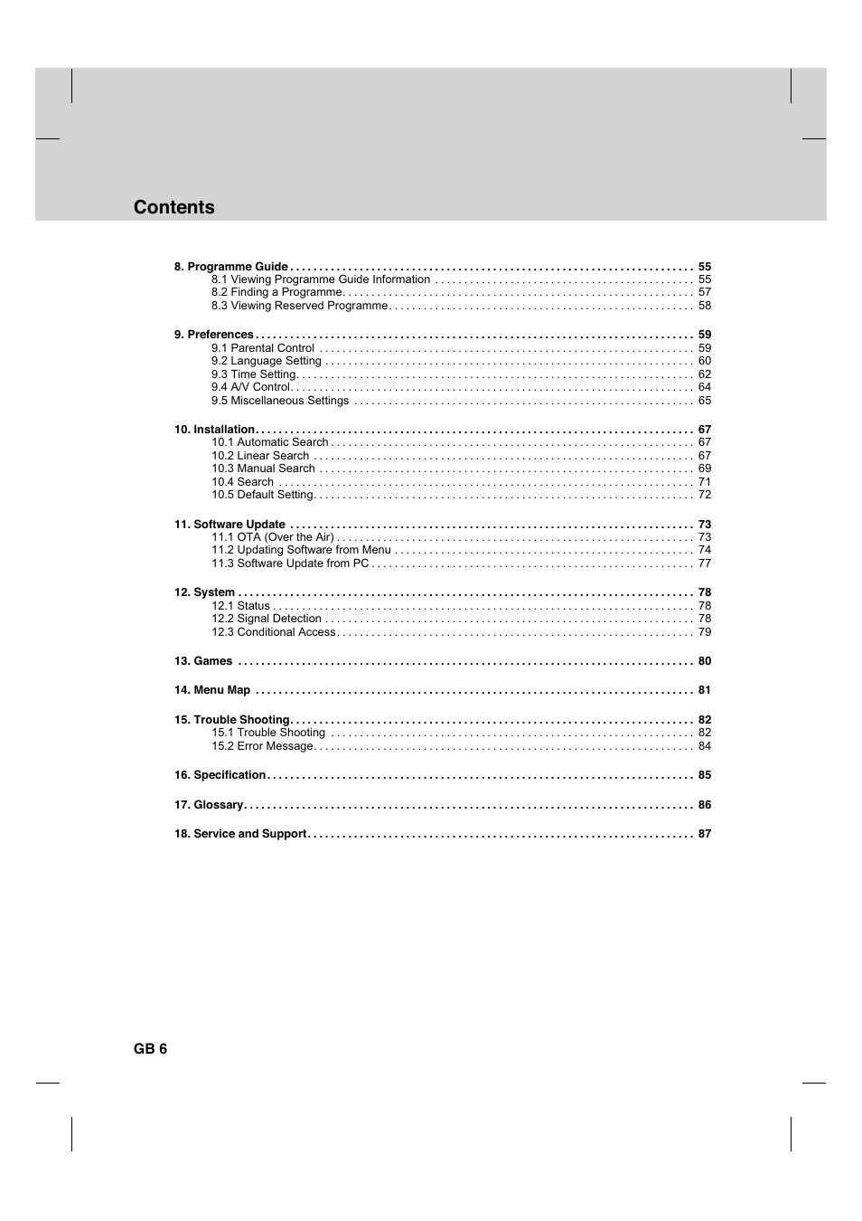 Humax CX PVR-9200C User Manual | Page 7 / 90